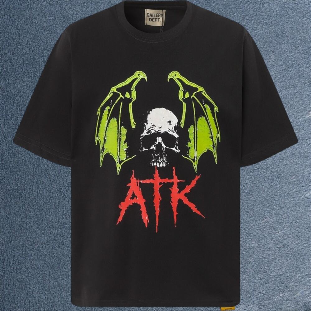 Gallery Dept Men's Black Short Sleeve T-Shirt - Picture 1 of 4